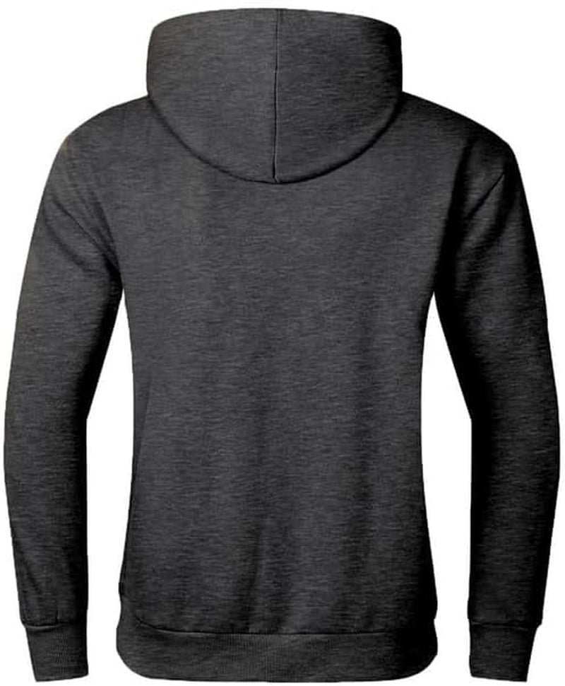 Men's Stylish Cotton Hooded Pullover Sweatshirts - Comfortable Long Sleeve Casual Shirts with Drawstring Hoodie