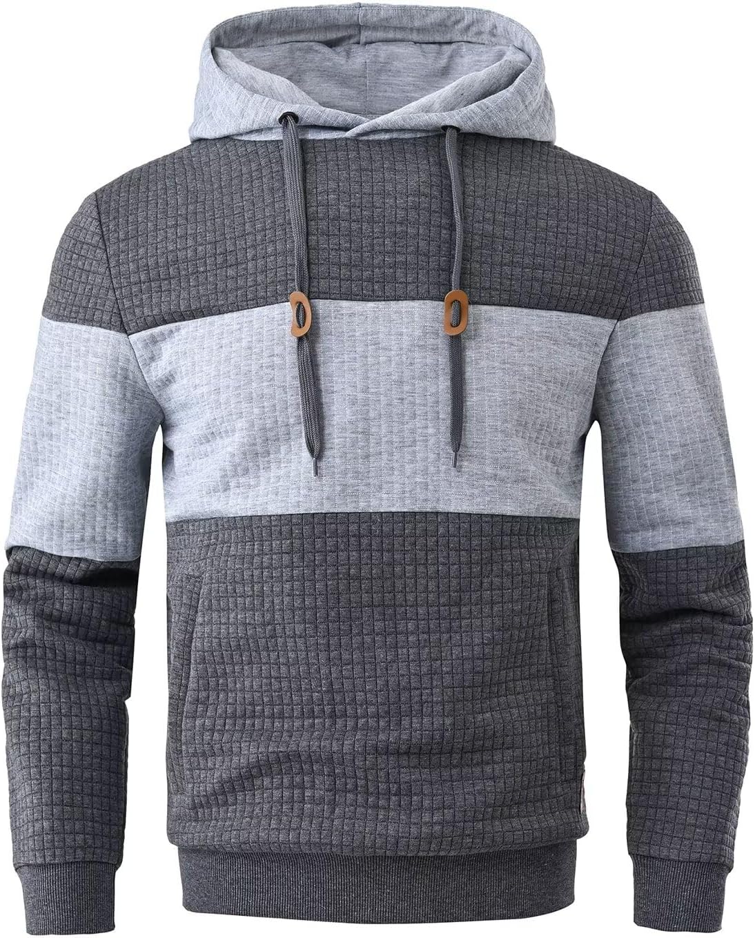 Trendy Men's Hoodies with Zipper Pockets - Comfortable Drawstring Sweatshirts for Casual Wear